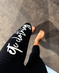 ETC Clothing 3/4 Leggings - Script