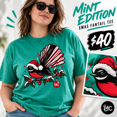 ETC Christmas Fantail Tee - Mint EDITION