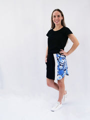 Vintage Navy Floral Skirt