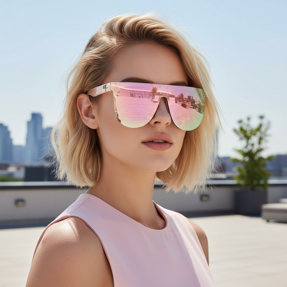 ETC Pink Mirror Sunglasses