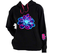 Neon Flower Hoodie