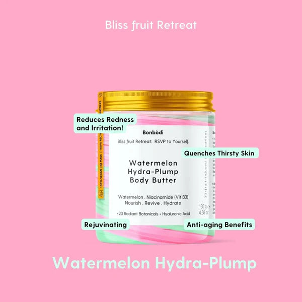 Bon Bodi Watermelon Hydra-plump Body Butter - Bliss ƒruit Retreat