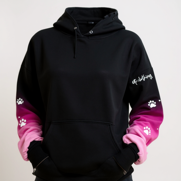 Ombre Paws - Charity Hoodie