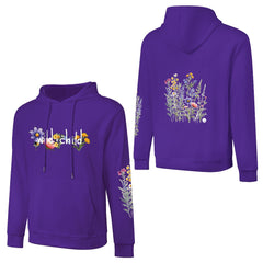 ETC Wild Child Purple Cotton Hoodie
