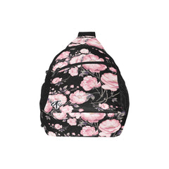 ETC Spring 17' Pink Peonies Cross Body Bag