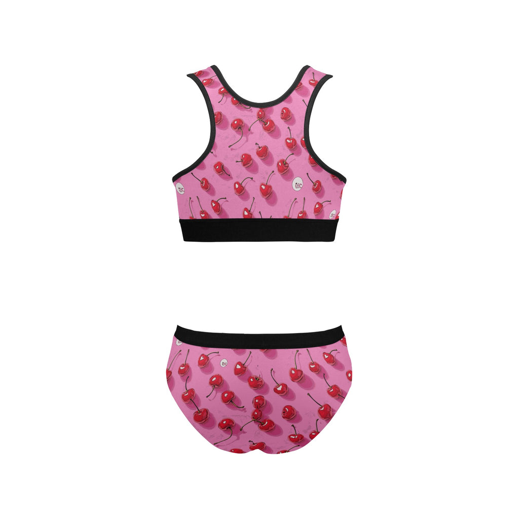 ETC Pink Cherries Bra Set