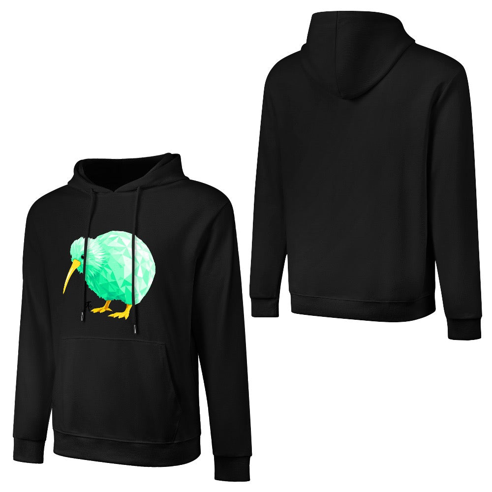 ETC Mint Kiwi Black Cotton Hoodie