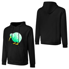 ETC Mint Kiwi Black Cotton Hoodie
