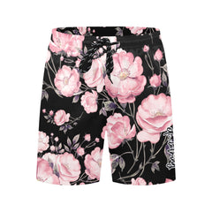 ETC Spring 17' Pink Peonies Board Shorts