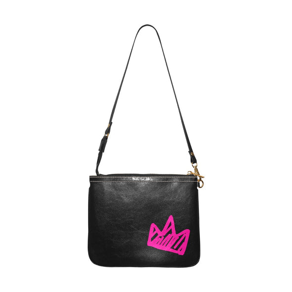 ETC Old School Pink Crown Shoulder Bag