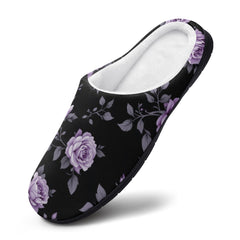 ETC Fleur Violette Cotton Slippers
