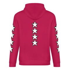 ETC Hot Star Deep Pink Cotton Hoodie