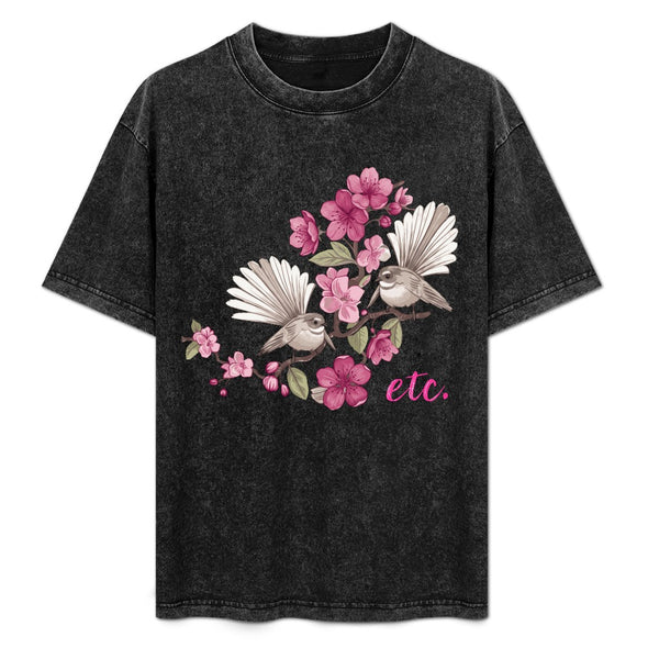 ETC Floral Fantail Vintage Cotton Tee