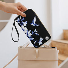 ETC Black Hummingbird Silhouette Wallet