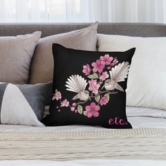 ETC Floral Fantail Pillow Case
