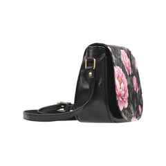 ETC Peonies Floral Saddle Bag (Small)