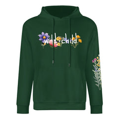ETC Wild Child Forest Green Cotton Hoodie