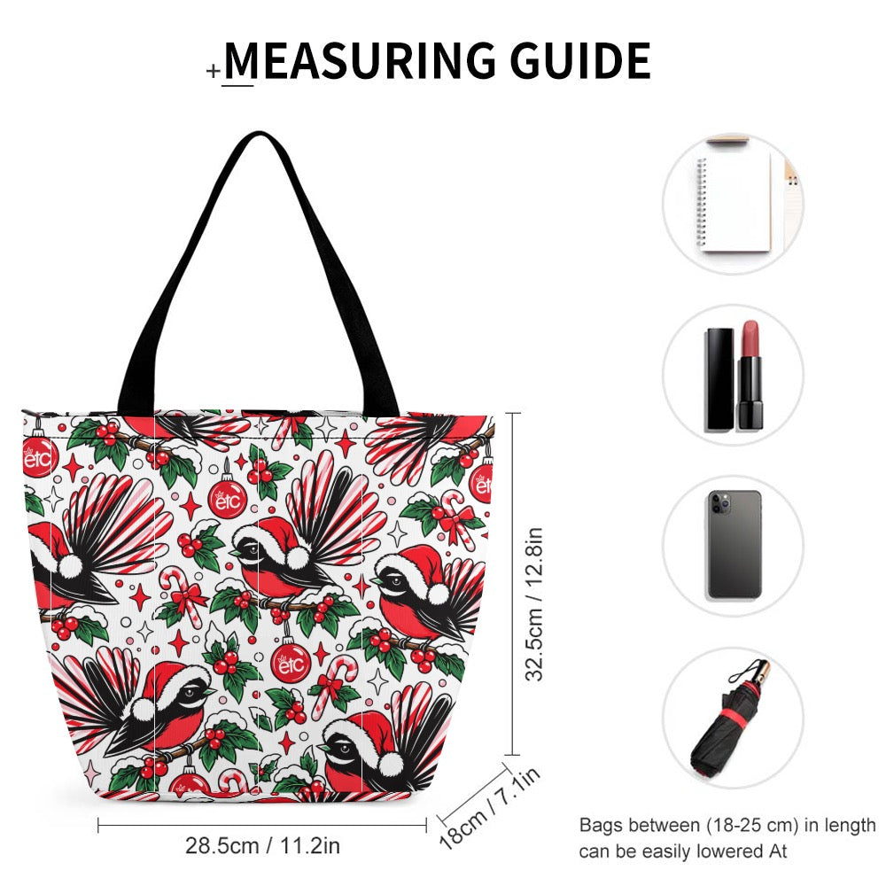 ETC Christmas Fantail Tote