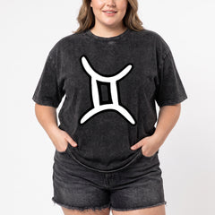 ETC Gemini Zodiac Sign Vintage Wash Tee