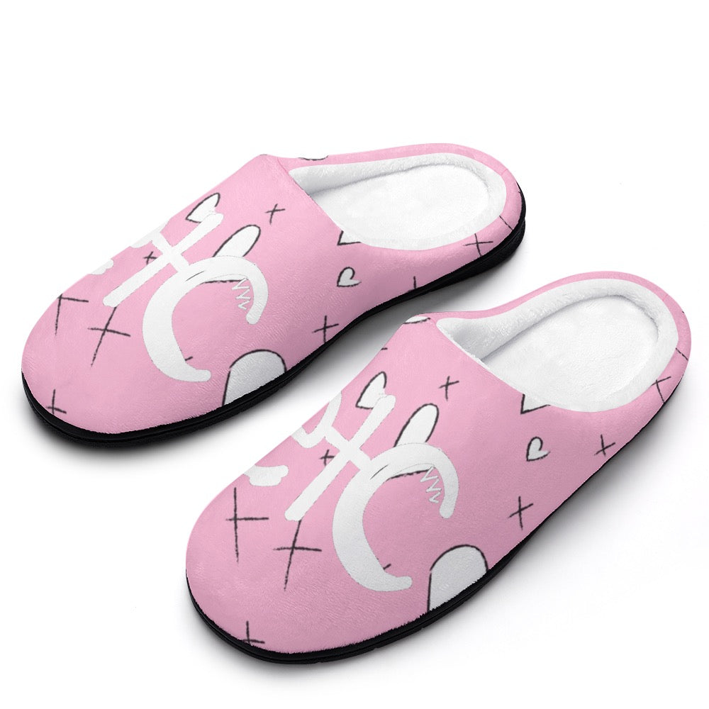ETC Heart 'X' Cotton Slippers