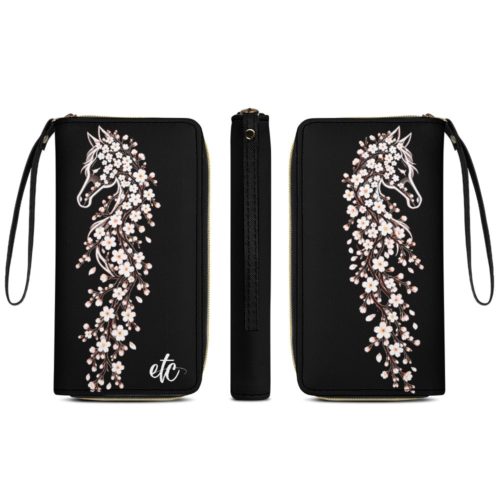 ETC Cherry Blossom Stencil Wallet