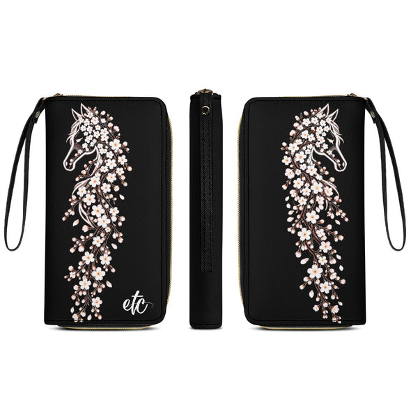 ETC Cherry Blossom Stencil Wallet