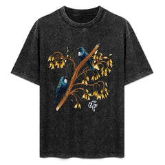 ETC Vintage Wash Kōwhai Tui Tee