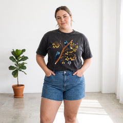 ETC Vintage Wash Kōwhai Tui Tee