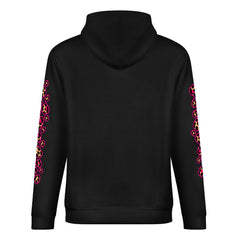 ETC Pink Leopard Cotton Hoodie