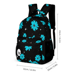 ETC Blue Daisies Backpack Set