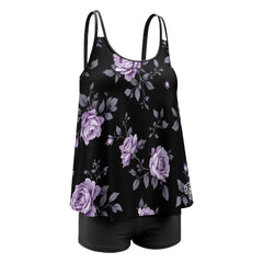 ETC Fleur Violette Plus Size Tankini Set