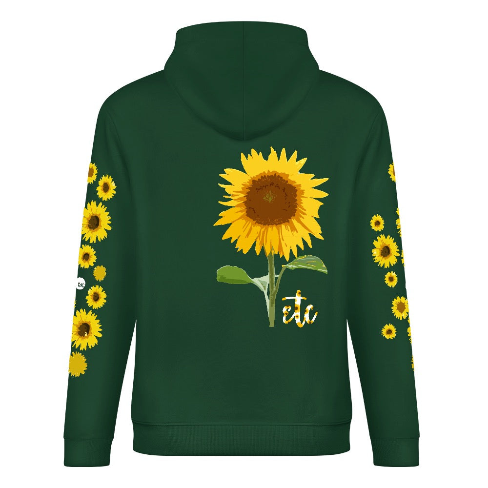 ETC Sunflower Green Cotton Hoodie