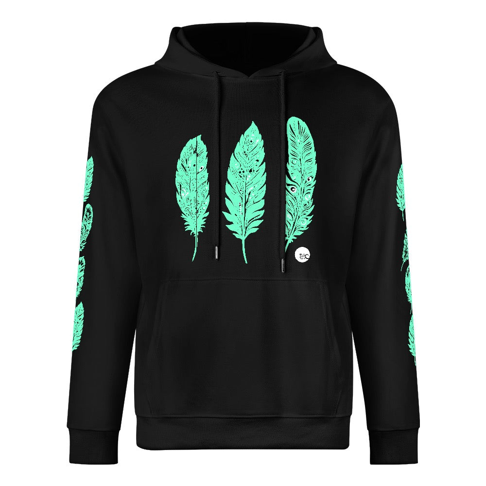 ETC Mint Feather Cotton Hoodie