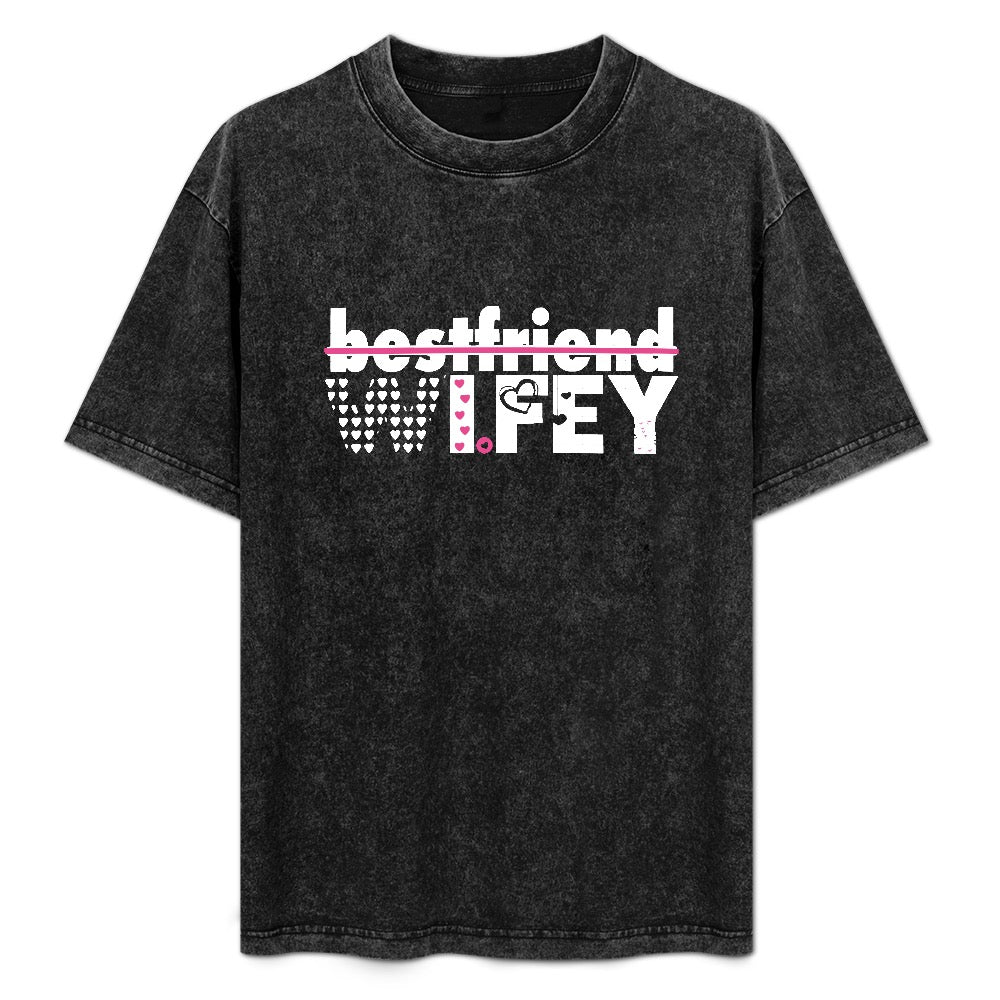 ETC  WIFEY Vintage Wash Tee