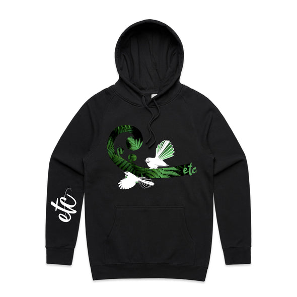 Piwakawaka/Koru Hoodie