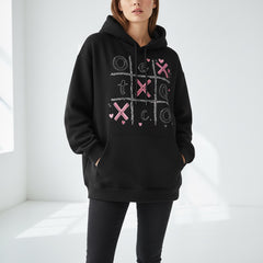 ETC Ex's & O's Minx Fleece Black Hoodie