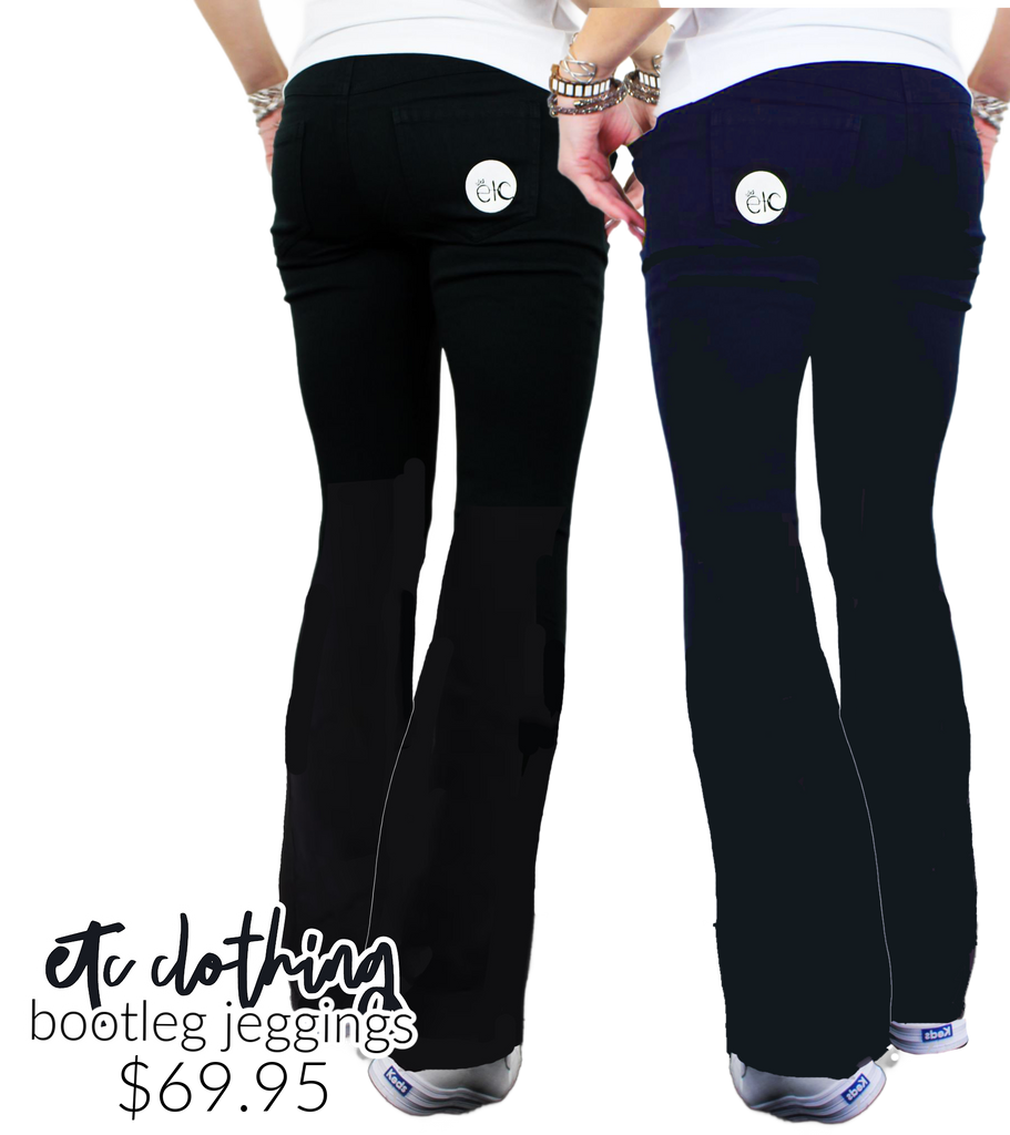 ETC Staple Bootleg Jeggings - Main Image