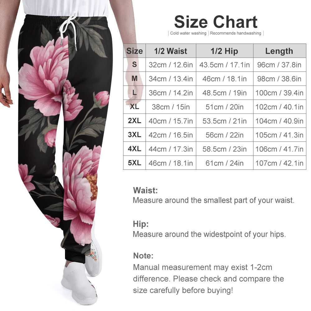 ETC Peonies Floral Sweatpants