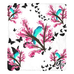 ETC Cherry Bird Micro fleece blanket
