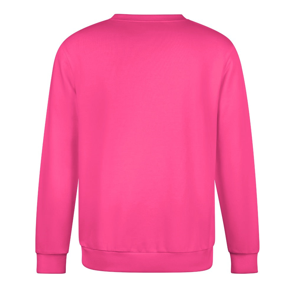 ETC Limited Edition Pink Feathers Cotton Crew