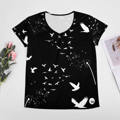 ETC V Neck Free Spirit Tee