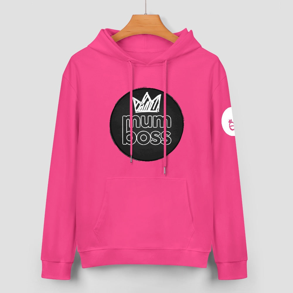 ETC Mum Boss Pink Cotton Hoodie