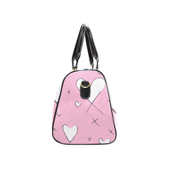 ETC Pink Heart 'x' Travel Bag