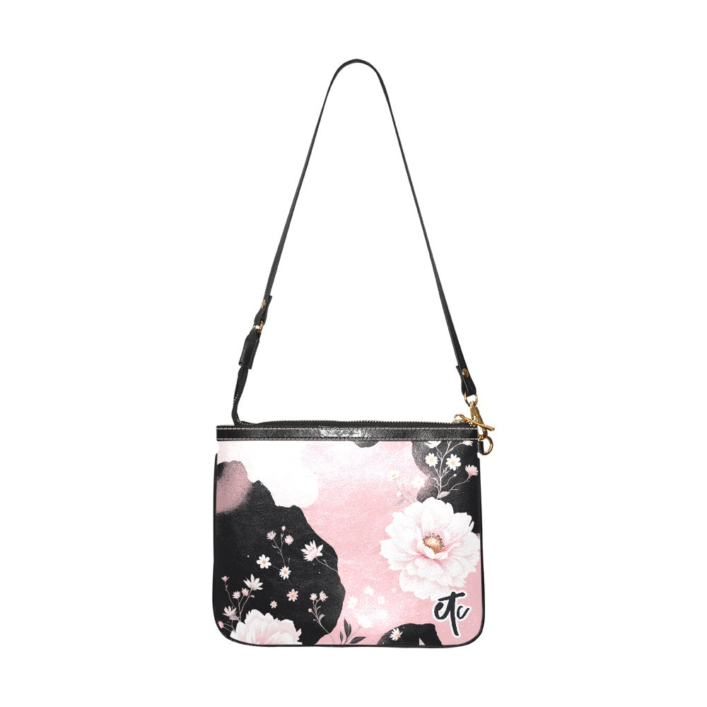 ETC Painted Floral Shoulder Bag