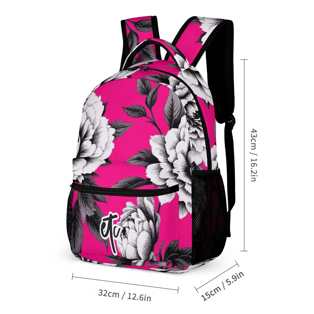 ETC Hot Pink Monochrome Floral 3 Piece Set