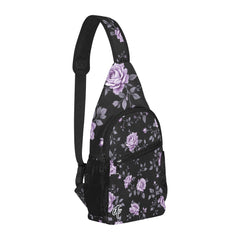 ETC Fleur Violettes Cross Body Bag