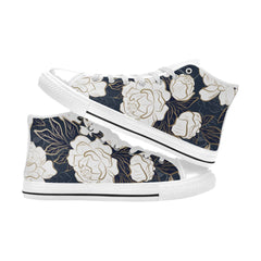 ETC Summer Peonies High Top Canvas Sneakers