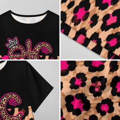 ETC Leopard Tee Dress