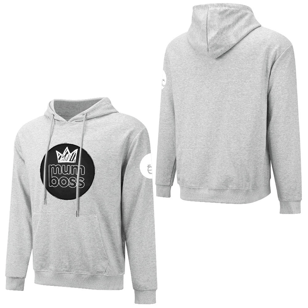 ETC Mum Boss Grey Cotton Hoodie
