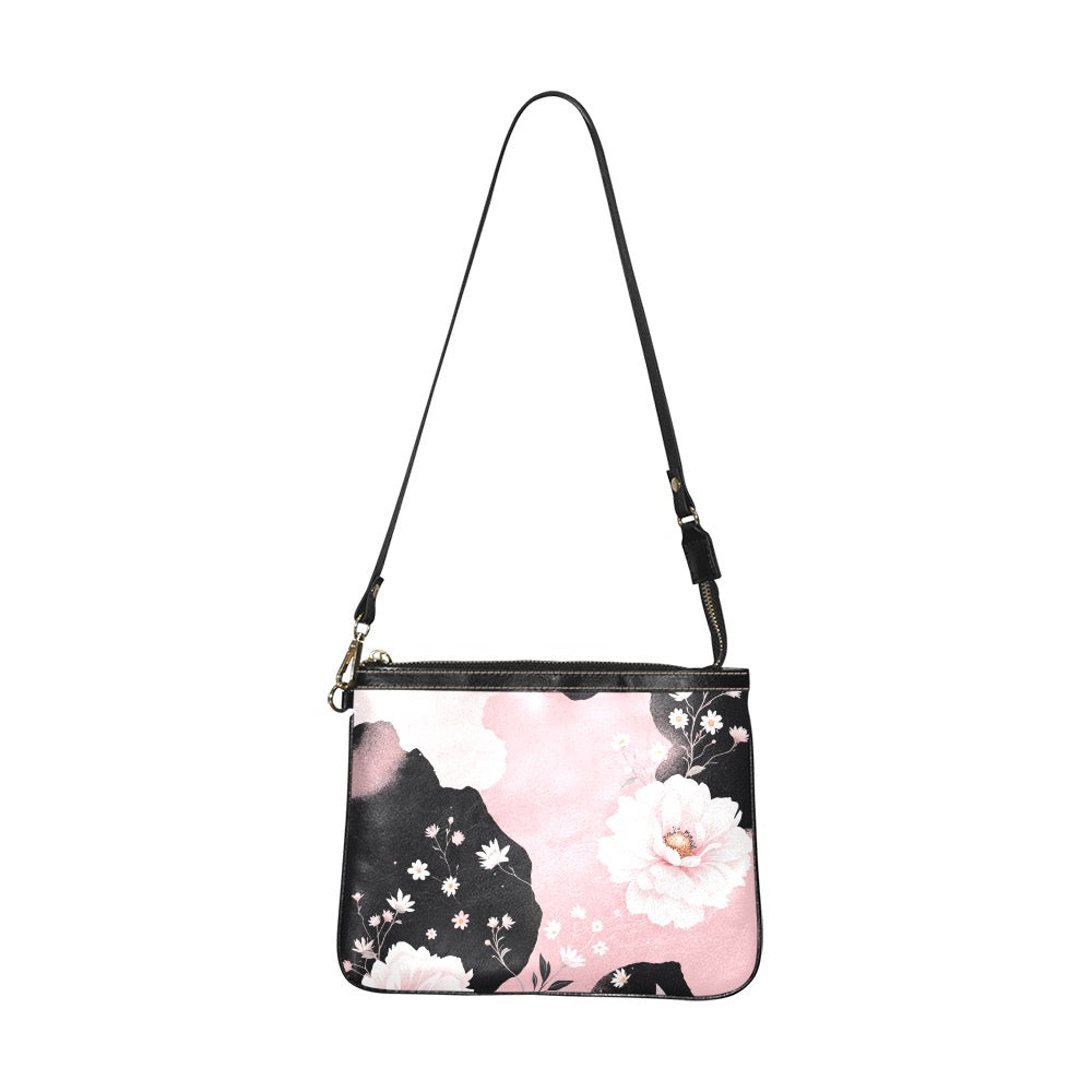 ETC Painted Floral Shoulder Bag